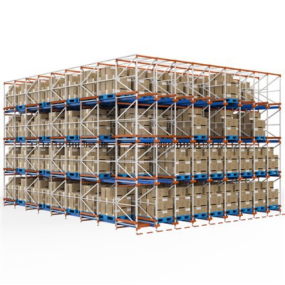 Sistema di scaffalature per magazzino
